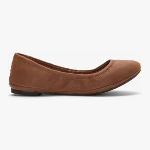 NEW Lucky Brand Brown Ballerina Flats Shoes 9W